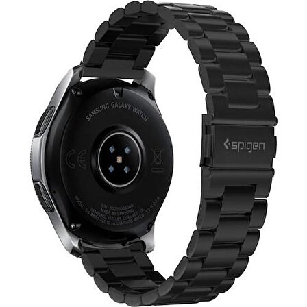Spigen Samsung Galaxy Watch 5 44mm/40mm / Galaxy Watch 5 Pro 45mm / Galaxy Watch 4 44mm/40mm / Galaxy Watch 4 Classic 46mm/42mm ile Uyumlu Kayış Kordon Band Modern Fit (22mm) Black - 600WB24983