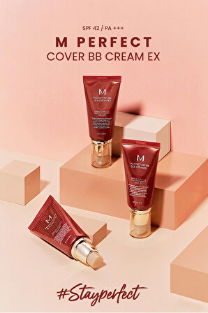 MISSHA Yoğun Kapatıcılık Sunan BB Krem M Perfect Cover BB Cream Ex No: 25 ( 20 ML )