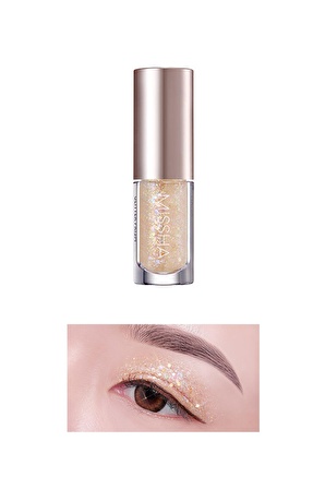 Işıltılı ve Parlak Glitter Likit Göz Farı No.2 Interstellar Glitter Prism Liquid Eyeshadow Topper