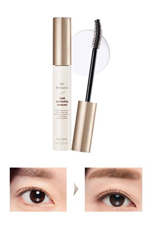 Keratin ve Kolajen İçeren  Besleyici Şeffaf Maskara No Retouch Lash Correcting Mascara