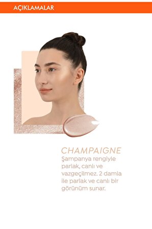 Şampanya Tonlu Likit Aydınlatıcı –Parlak Görünüm Sunan Apieu Juicy Pang Highlighter Champaigne(GD01)