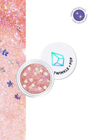 Çok Amaçlı  Kullanım İçin Yoğun Sim İçerikli Jel Glitter Twinkle Pop Jelly Glitter (#2 Pink Banzzak)