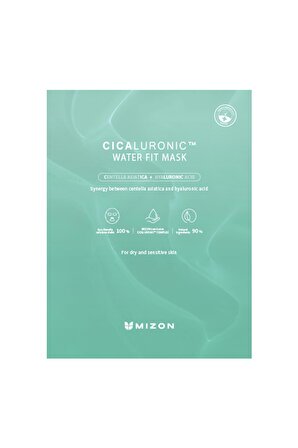 Mizon Cicaluronic Water Fit Mask - Centella & Hyalüronik Asit Maskesi