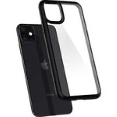 Spigen Apple iPhone 11 Kılıf, İnce Tasarım, Ultra Hybrid Black