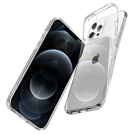 iPhone 12 Pro Max Kılıf, Spigen Liquid Crystal 4 Tarafı Tam Koruma