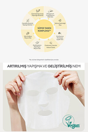 C Vitamini İçerikli Leke Karşıtı Günlük Yaprak Maske Vita C Plus Daily Toning Mask