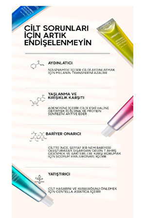 Aydınlatıcı Niacinamide Ve Vitamin Kompleksi İçeren Yaşlanma Karşıtı Premium Göz Çevresi Kremi