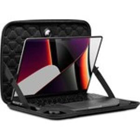 Spigen Macbook Pro 14" ile Uyumlu Kılıf/Taşıma Çantası Black-AFA04270