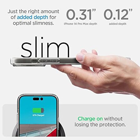 Spigen Apple iPhone 14 Pro Max Kılıf Ultra Hybrid MagFit (Magsafe Uyumlu) Carbon Fiber - ACS04827