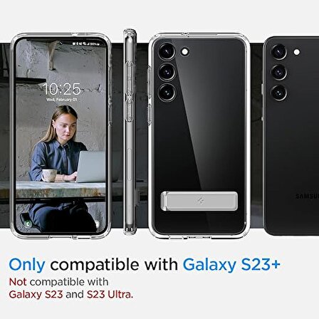 Spigen Samsung Galaxy S23 Plus Kılıf Ultra Hybrid S Crystal Clear - ACS05671