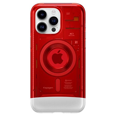 iPhone 15 Pro Kılıf, Spigen Classic C1 iMac G3 Desing Magfit (MagSafe Uyumlu)