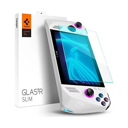 ASUS ROG ALLY ile Uyumlu Cam Ekran Koruyucu, Spigen Glas.tR Slim HD (1 Adet)