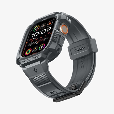 Apple Uyumlu Watch Ultra 2 / Ultra (49 mm) Kılıf, Spigen Rugged Armor Pro