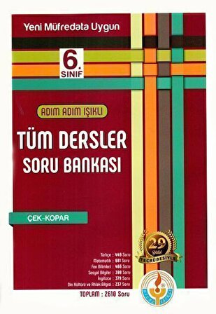 Bilal Işıklı Yayınları 6. Sınıf Tüm Dersler Soru Bankası