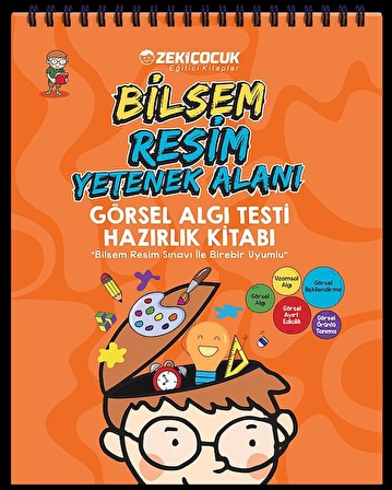 Zeki Çocuk Bilsem Resim Yetenek Alanı Görsel Algı Testi Hazırlık Kitabı