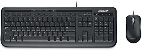 Microsoft 600 APB-00010 Q Kablolu Klavye Mouse Seti
