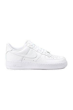 Nike 315122 Air Force 1'07 Beyaz-Beyaz Erkek Spor Ayakkabı