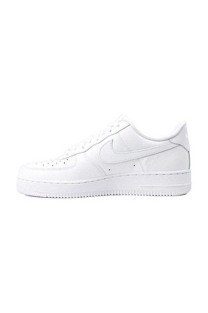 Nike 315122 Air Force 1'07 Beyaz-Beyaz Erkek Spor Ayakkabı