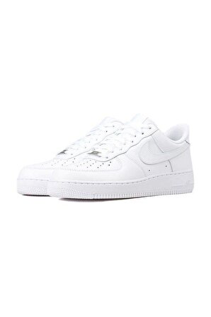 Nike 315122 Air Force 1'07 Beyaz-Beyaz Erkek Spor Ayakkabı