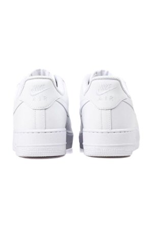 Nike 315122 Air Force 1'07 Beyaz-Beyaz Erkek Spor Ayakkabı