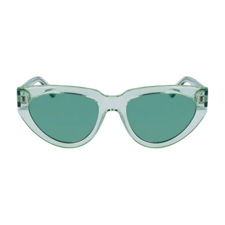 Karl Lagerfeld KL 6100S 300 54 Kadın Şeffaf Yeşil Cat Eye Şeffaf Yeşil Güneş Gözlüğü