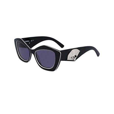 Karl Lagerfeld KL6127S 006 52 Kadın Cat Eye Siyah Kemik Güneş Gözlüğü