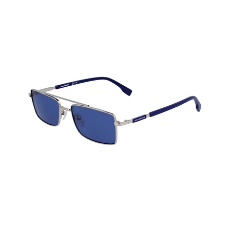 Karl Lagerfeld KL348S 040 56 Unisex Gümüş Metal Güneş Gözlüğü