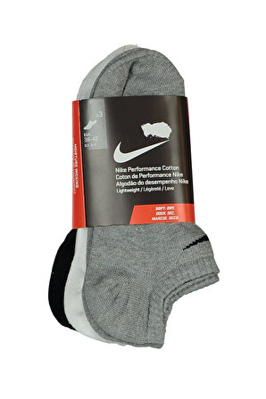Nike SX4705-901 U Nk Perf Ltwt Ns 3Pr Nfs 144 Erkek Spor Çorap