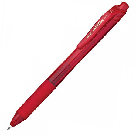 Pentel Energel Kırmızı 0,7 mm Tükenmez Kalem BL107-B