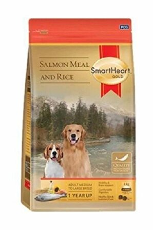 SmartHeart Gold Somonlu Yetişkin Köpek Maması 3 KG