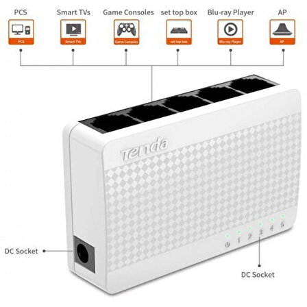 Tenda S105 V2 5 Port 10/100 Switch