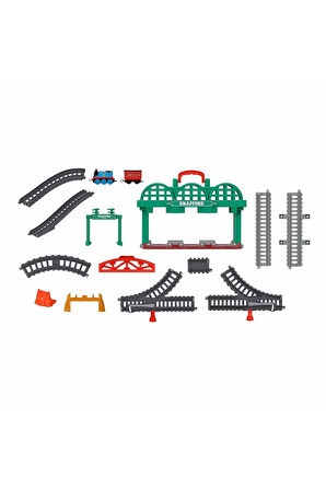 Thomas Friends Knapford Istasyonu Orijinal Oyuncak Thomas Tren Seti