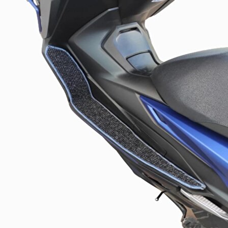 Motosiklet Aksesuar Koruyucu Paspas Honda Forza 250 2018 2019 2022 2023 2024 Uyumlu Gri Kenar Overloklu