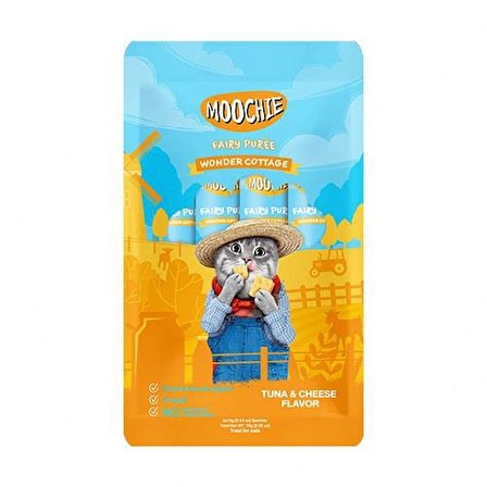 Moochie Sıvı Kedi Ödülü Ton-Peynir 5x15 Gr