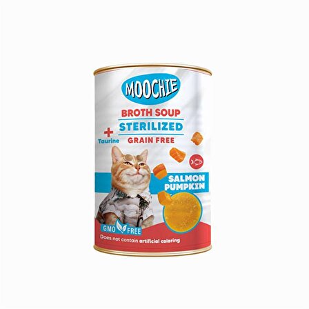 Moochie Et Suyu Somon Balıklı Kısırlaştırılmış Kedi Çorbası 135 Ml