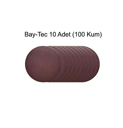 Bay-Tec Cırt Zımpara  100 Kum 115 mm 10 Adet