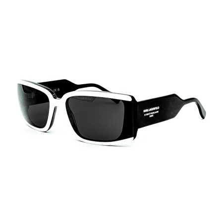 Karl Lagerfeld KL 6106S 006 64 Unisex Beyaz Dikdörtgen Güneş Gözlüğü