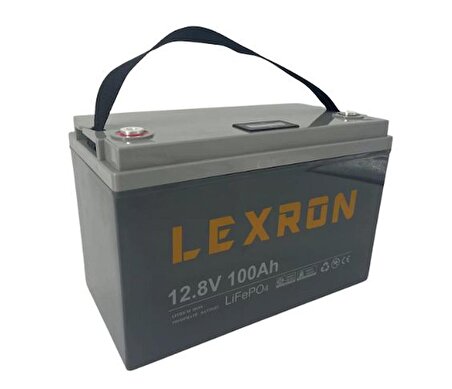LEXRON 12.8V 100AH LiFePO4 Lityum Akü