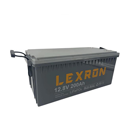 LEXRON 12.8V 200AH LiFePO4 Lityum Akü
