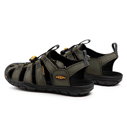 Keen Siyah Erkek Sandalet CLEARWATER CNX LEATHER