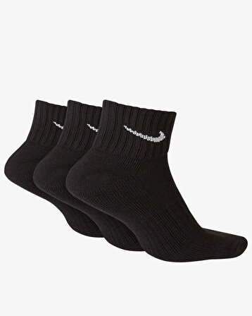 Nike U NK V CUSH ANKLE- 3P VALUE SİYAH Kadın Çorap