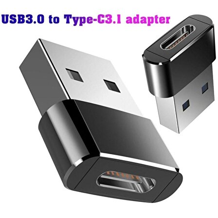 USB 3.0 ERKEK  TO TYPE C 3.1 DİŞİ ÇEVİRİCİ ADAPTÖR