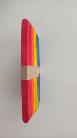 hureggo concept renkli dondurma çubuğu 50'li paket