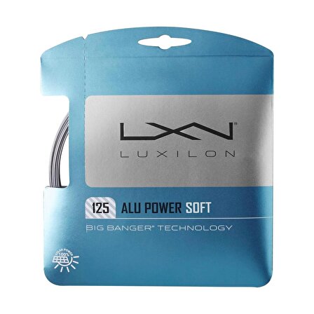 Luxilon Alu Power Soft 1.25 Gümüş Tekli Kordaj