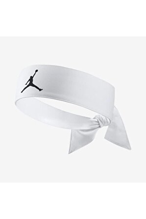 Nike Jordan Dri-Fit Jumpman Head Tie Unisex Kafa Bandı Beyaz J.JN.00.101.OS