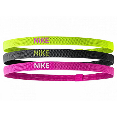 Nike N1004529-709 Elastik Saç Bandı 3 lü Paket