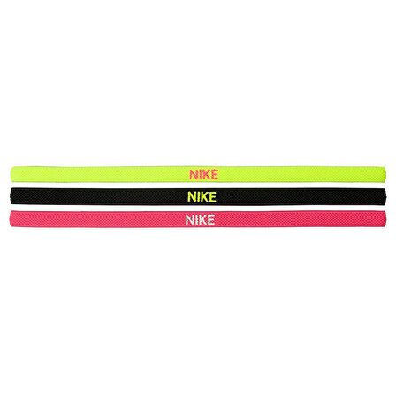 Nike N1004529-709 Elastik Saç Bandı 3 lü Paket