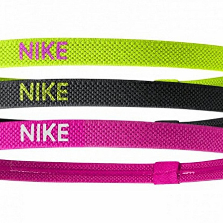 Nike N1004529-709 Elastik Saç Bandı 3 lü Paket