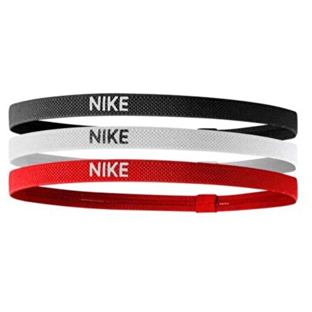 Nike  NIKE ELASTIC HEADBANDS 2.0 3 PK SİYAH Unisex Saç Bandı
