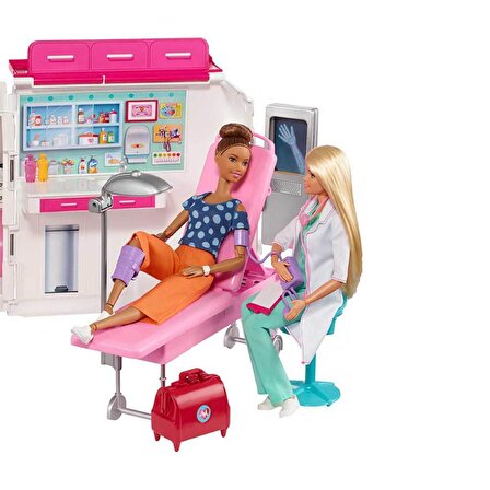 Barbie Barbie'nin Ambulansı FRM19 %100 Lisanslı Orijinal Ürün